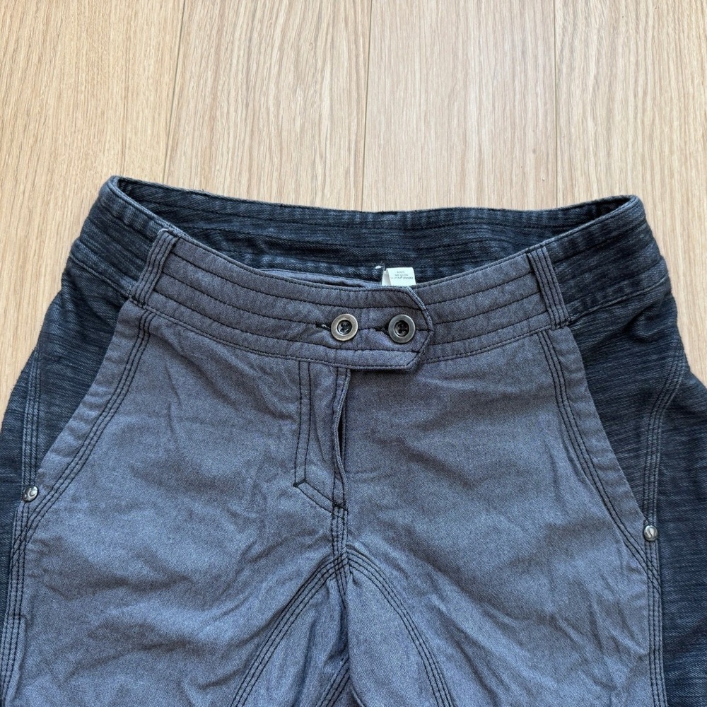Lululemon Athletica Ride On Bermuda Short Pockets Roll Tab Black Gray Women - Picture 5 of 5